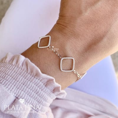 Pulsera Rombo Satinado1