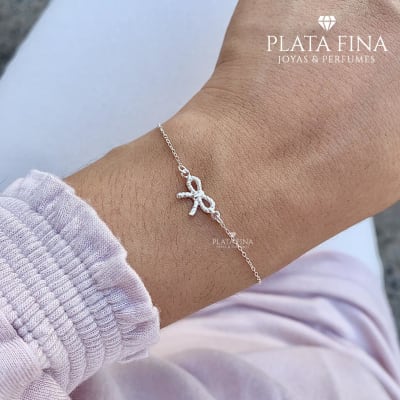 Pulsera Lazo Flor1