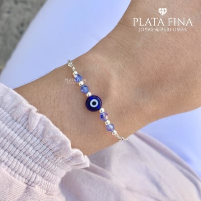 Pulsera Ojo Turco Azul1