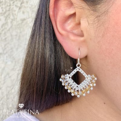 Aros Cristal Amarillo1