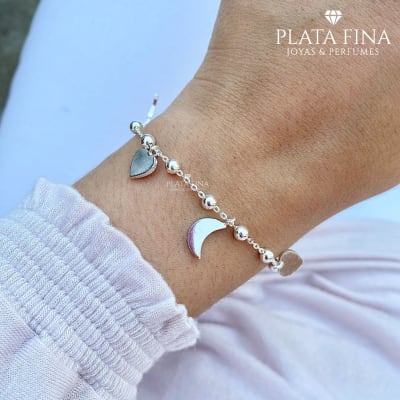 Pulsera Amor y Lunas1