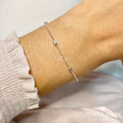 Pulsera Bolitas y Ovalado1