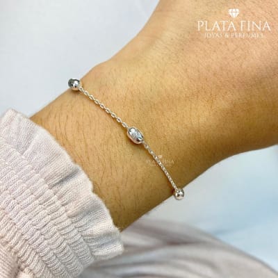 Pulsera Cuerda y Bolitas1