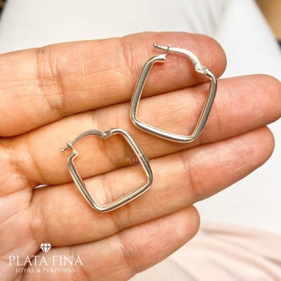 Argollas Plata Cuadradas1