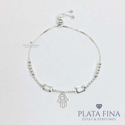 Pulsera Mano de Fátima Circón2
