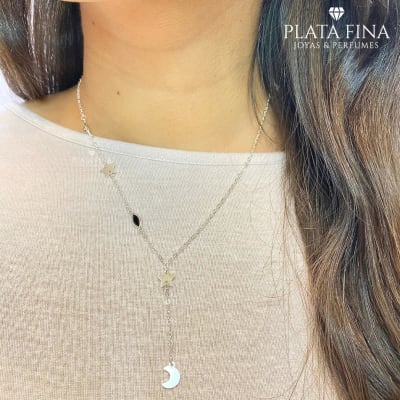 Collar Circón y Estrellas1