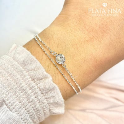Pulsera Punto de Luz Blanca1
