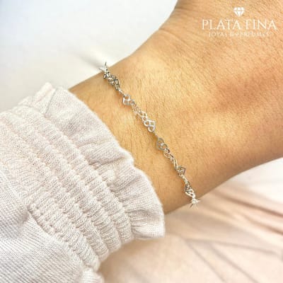 Pulsera Corazones1