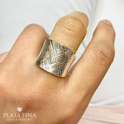 Anillo Plata Martelado2