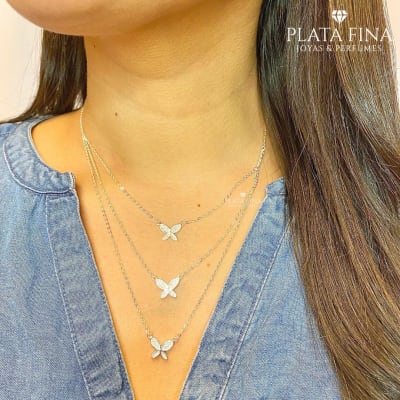 Collar Cascada Mariposas2