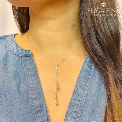 Collar Cristal Rosado2