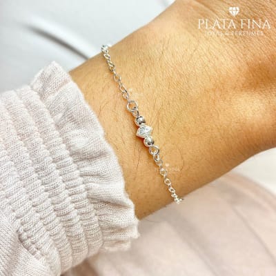 Pulsera Plata Rombo2