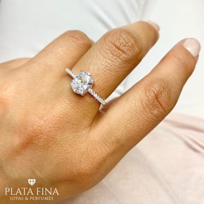 Anillo Solitario Blanco1