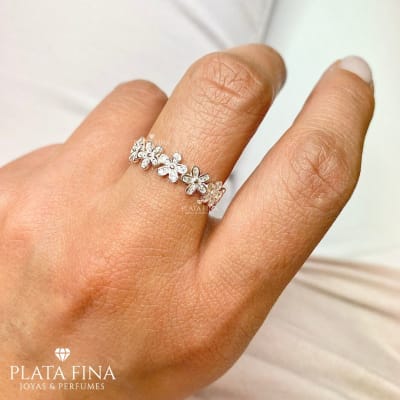 Anillo Cintillo Flores1