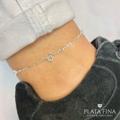 Tobillera Chiches Flor2