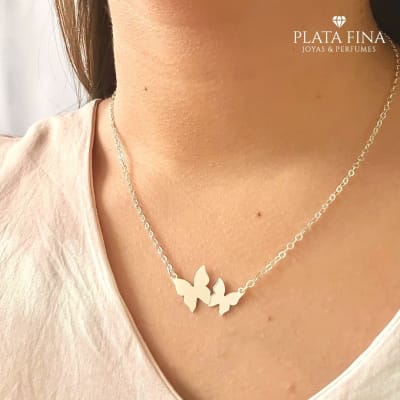Collar Doble Mariposa2