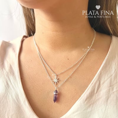 Collar Piedra Amatista Fugaz2
