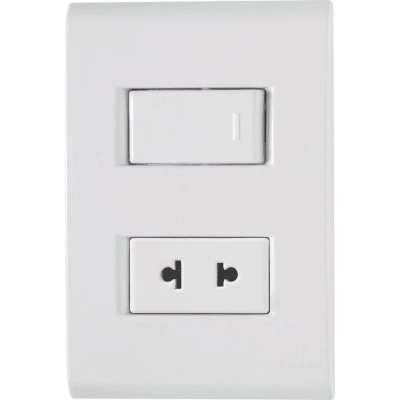 INTER. UNIPOLAR+ TOMA 2P UNIVERSAL