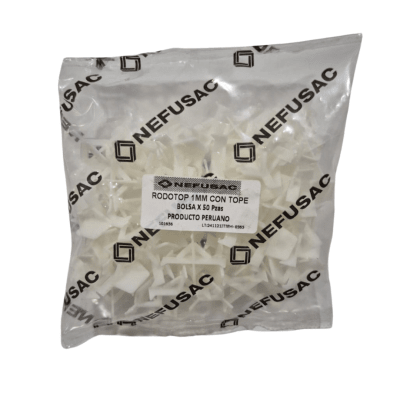 RODOTOP CON TOPE 1MM BOLSA X 50 PZAS