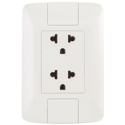 2X TOMACORRIENTE 2P+T UNIV 15-45A