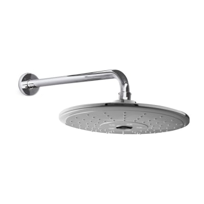 SALIDA DE DUCHA MINIMALISTA CON BOTÓN CROMADA 