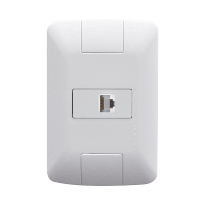 TOMACORRIENTE P/TELEFONO RJ11 BLANCO