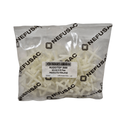 RODOTOP 3MM BOLSA X 50 PZAS