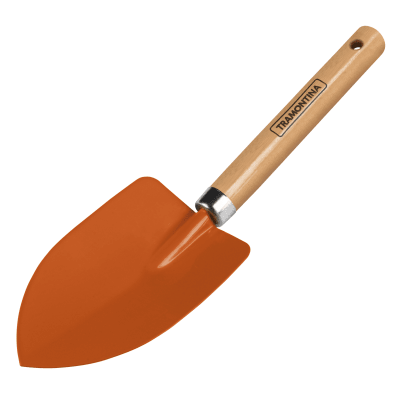 PALITA ANCHA, MANGO DE MADERA