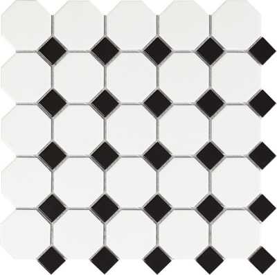 OCTOGON WHITE MATT 29.5 X 29.5