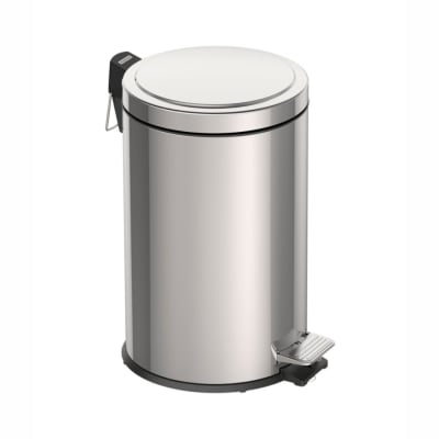 BASURERO ACERO INOX C/PEDAL 12L