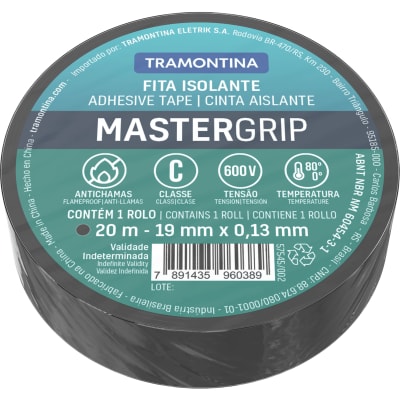 CINTA AISLANTE 20M- 0.13X19MM NEGRO