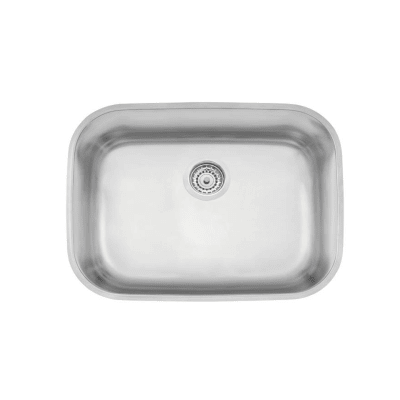 CUBETA RECTANGULAR DE ACERO EMPOTRAR 48 X 34 X 18
