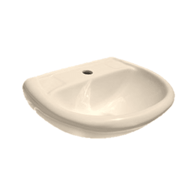LAVATORIO ITAL ARUBA BONE C/REB CROMADO