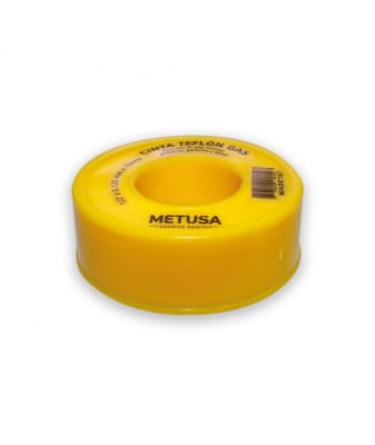CINTA TEFLON GAS 1/2 X 0.12 MM X 10 MTS AMARILLO