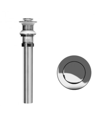 DESAGUE PUSH BRONCE CROMAO 1 1/4 X 10 SIN REBOSE