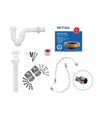 KIT BASIC ACCESORIOS BASICO ECON 1/2 BAÑO
