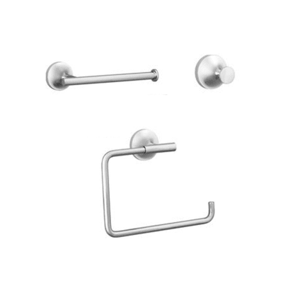 ACCESORIO ROMANTIK 3 PIEZAS (PERCHERO,PAPELERA,TOALLERO) CR