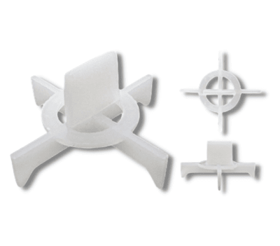 CRUCETA 1MM NIVELADOR C/TOMADOR PLANO 100 UND