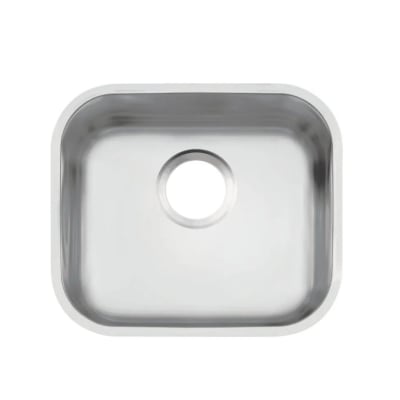 CUBETA RECTANGULAR DE ACERO EMPOTRAR INOX 40CM X 34CM X17CM