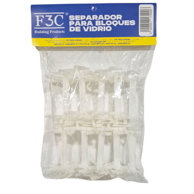 SEPARADOR BLOQUE DE VIDRIO 10 UND