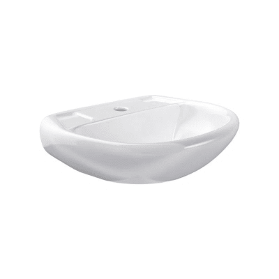 LAVATOR ITALG ARUBA BLAN C/REBOC CROMADO