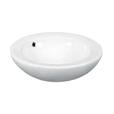 BOWL VSI ROMA BLANCO C/REBOCE CROMADO
