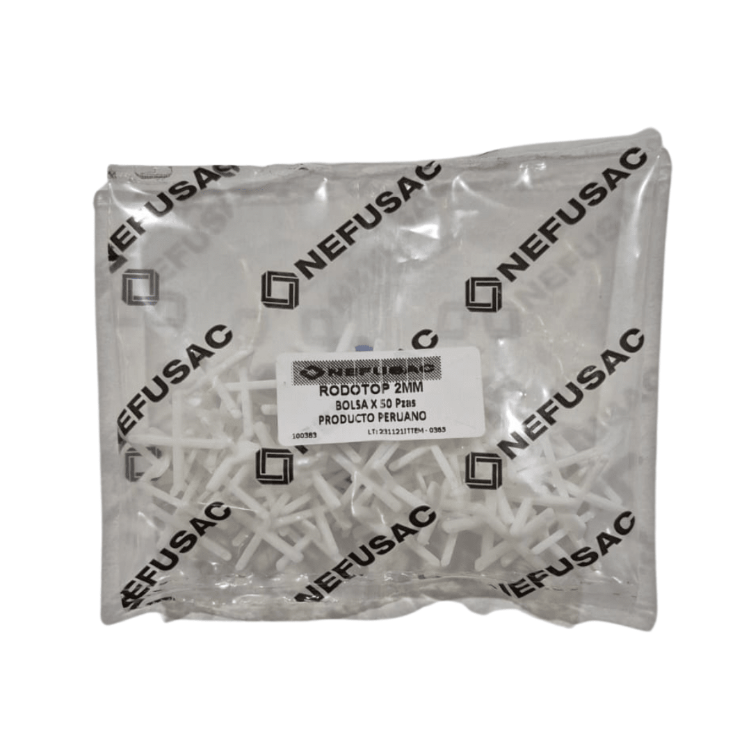 RODOTOP 2MM BOLSA X 50 PZAS1
