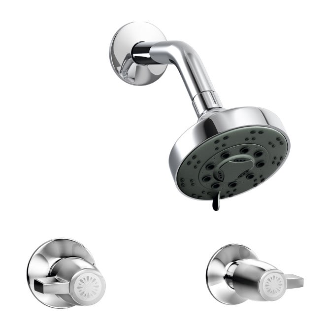 MEZCL.DUCHA 2 LLAVES C/SALIDA TECNO CABO1