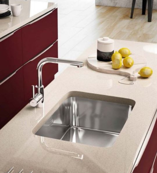 LAVADERO DE EMPOTRAR 40X40 23L SA | ACABADOS BRYG´S