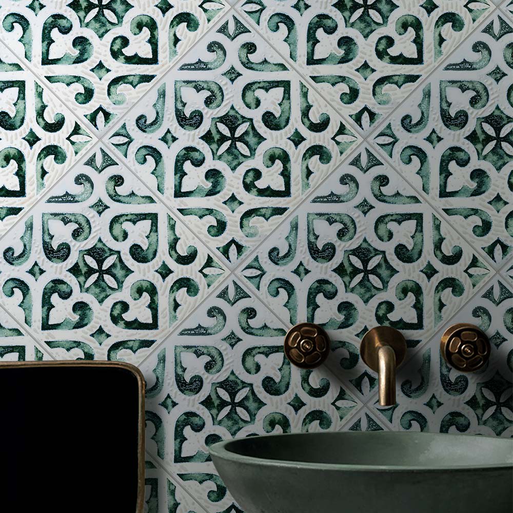 AZULEJO DELTA VERDE 15X152