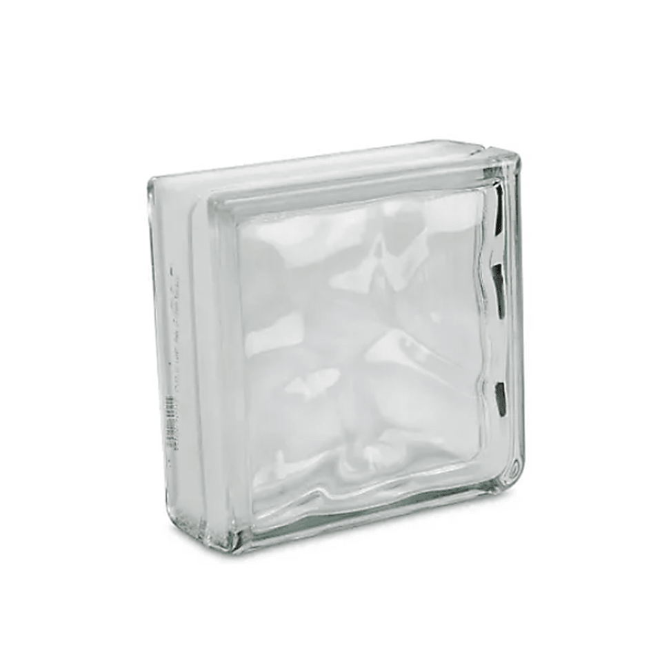 BLOCK DE VIDRIO OCEN INC. TERM. CURVO 19*19*81