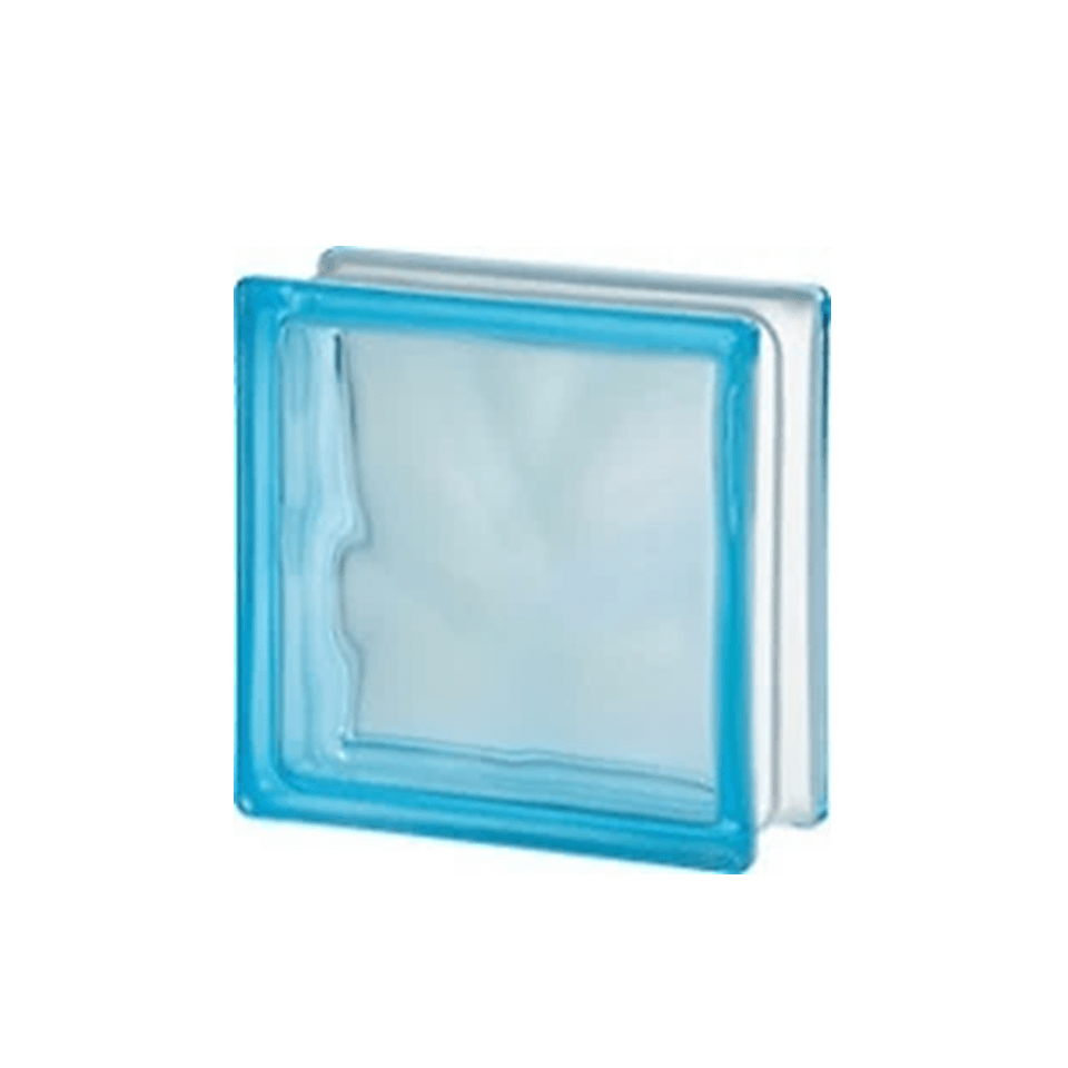BLOCK DE VIDRIO OCEAN AZUL CIELO (VET/PEG) 190*190*801
