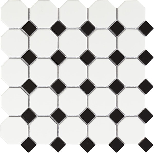 OCTOGON WHITE MATT 29.5 X 29.51