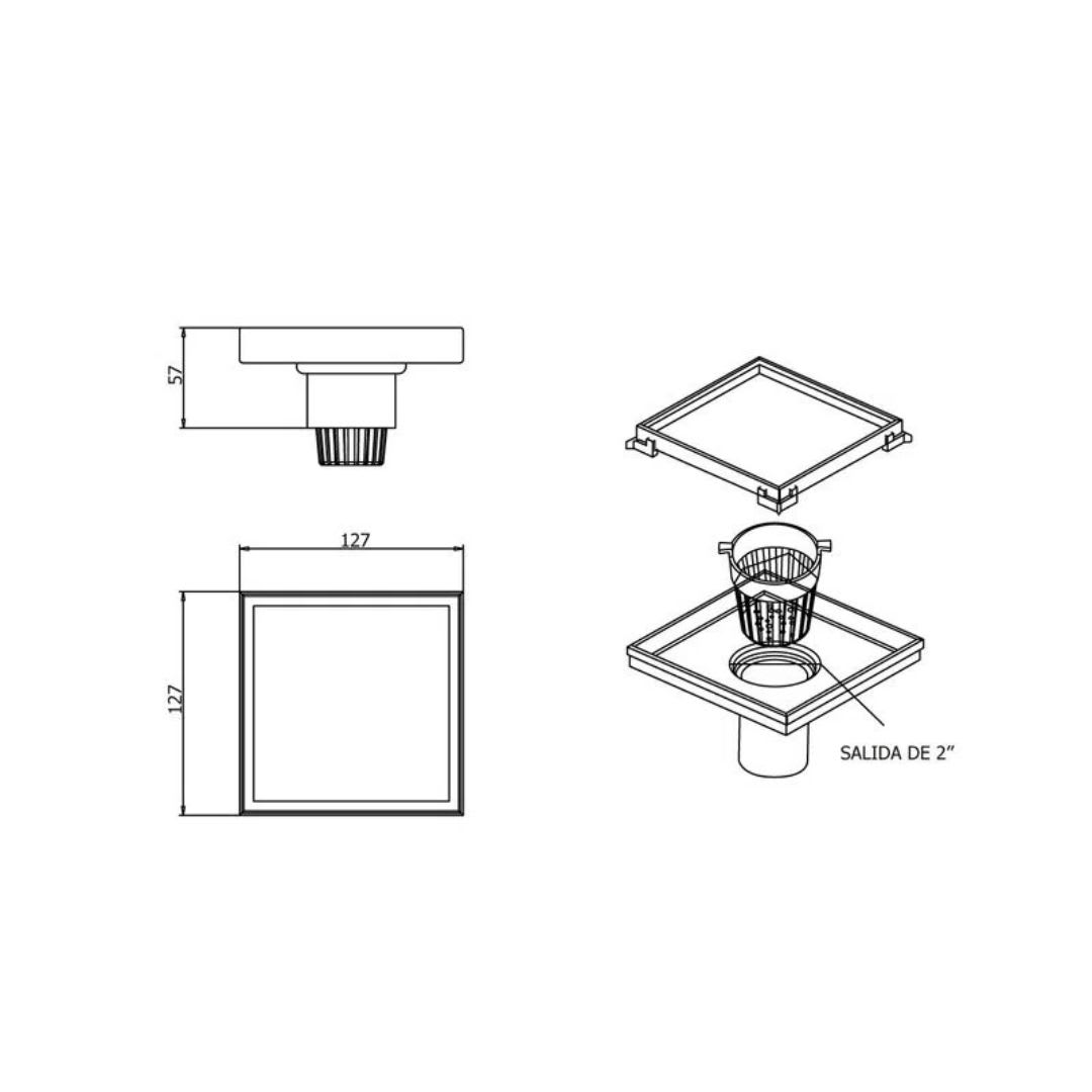 SUMIDERO DECORATIVO 5